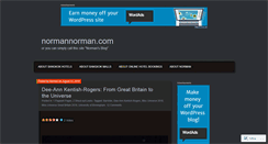 Desktop Screenshot of normannorman.com