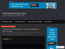Tablet Screenshot of normannorman.com